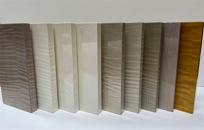 Framtíðarlitir Ný vara - Optical Wood Shadow Skreytt kvikmynd