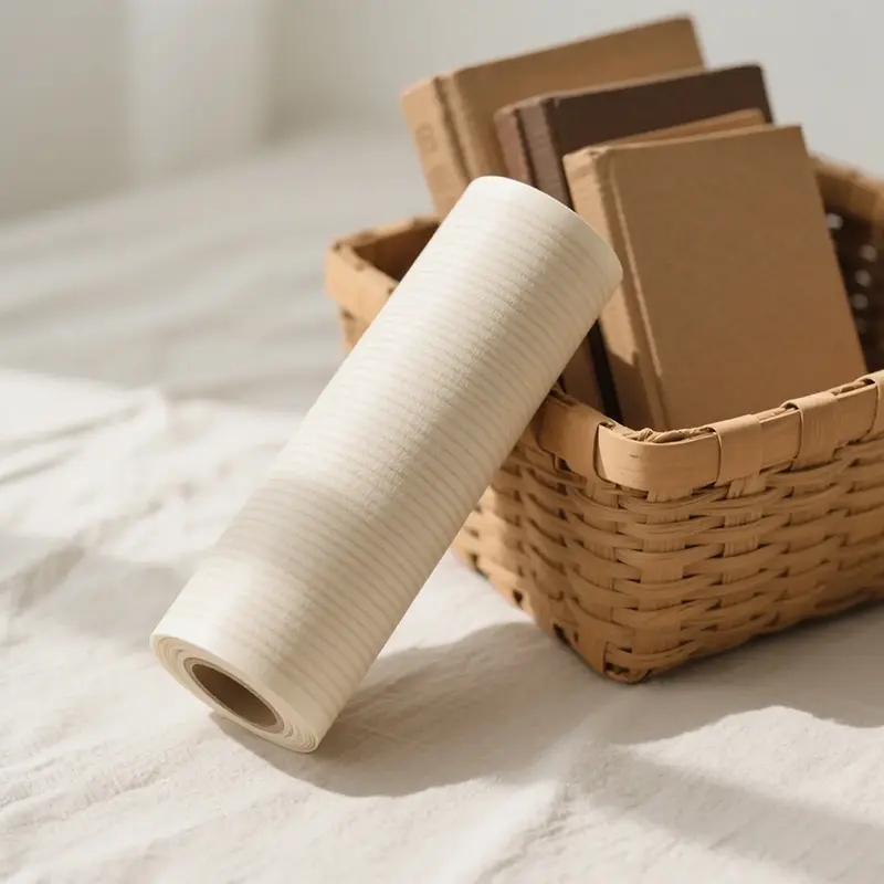 Varanlegur viðarkorn PVC skreytingarfilmu