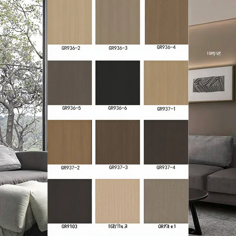 Nútíma hönnunarstíll PVC skreytingar kvikmynd