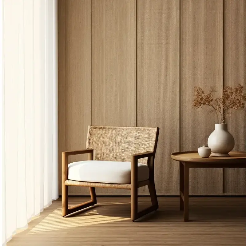 Marglitur viðarkorn PVC skreytingarfilmu