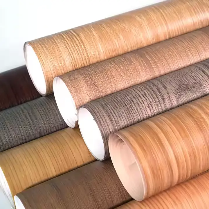 Wood Effect Pvc Pet Pp Skreytingar eldhús vinyl film